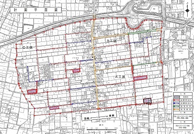 事業計画図の地図画像