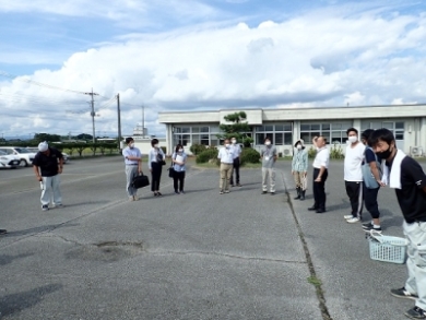 東部地域研究センターでの打ち合わせの様子写真