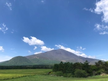 6月上旬の浅間山の写真