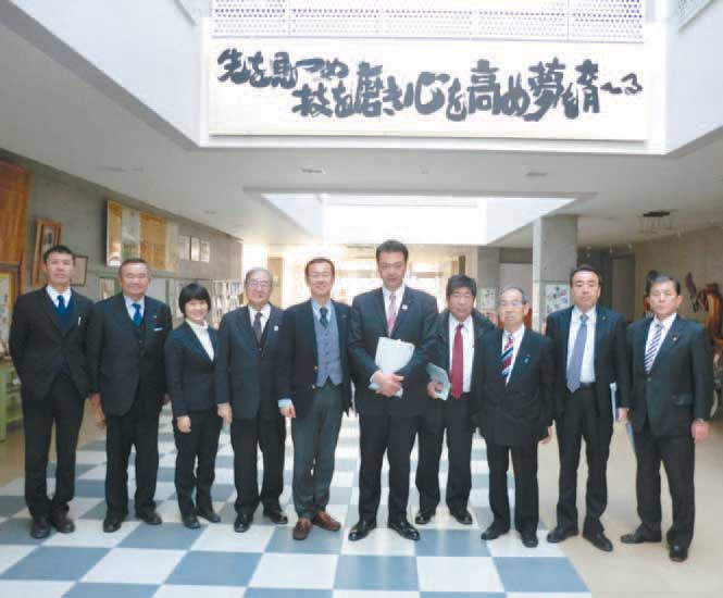 高崎産業技術専門校にて集合写真