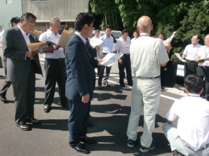 県道高崎渋川線バイパスにて調査写真