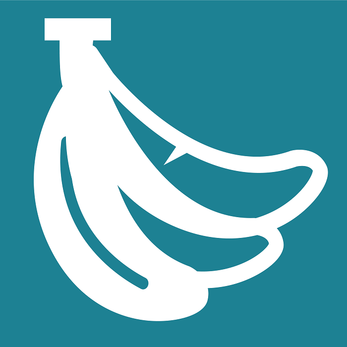 21 バナナのピクトグラム画像