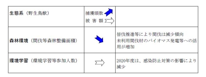 2020（令和2）年度に取り組んだ施策、群馬県の環境の現状に関する各種データの主な項目の画像2