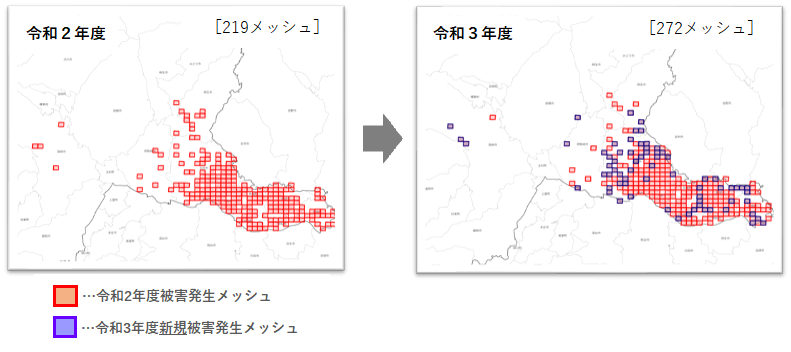 被害発生状況の推移画像