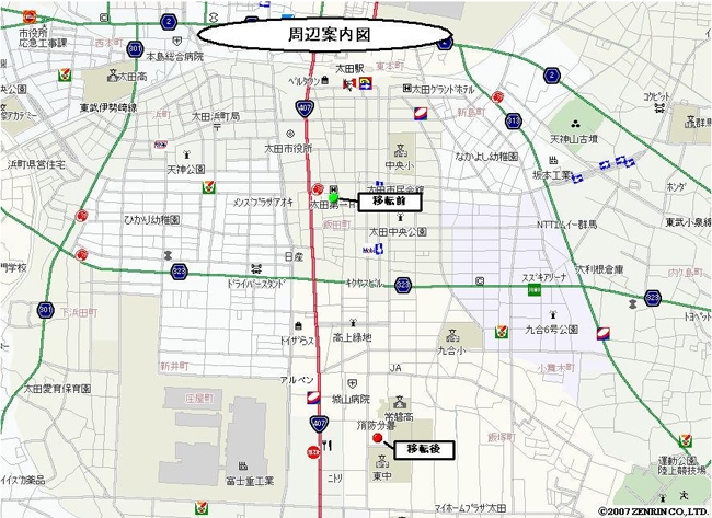 周辺案内図の画像