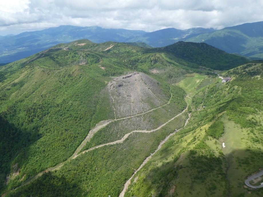 令和2年7月の本白根山の状況の画像