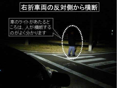 交差点における道路横断別の見え方の違いの画像2