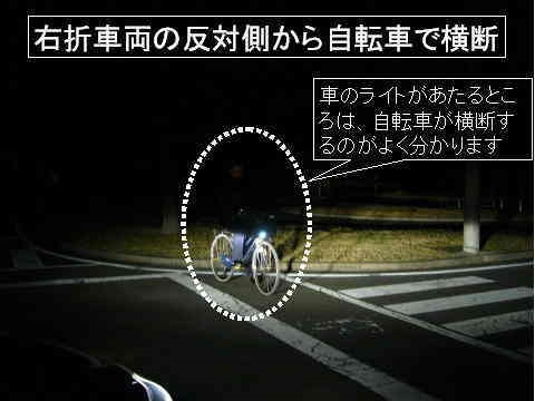 交差点における道路横断別の見え方の違いの画像3