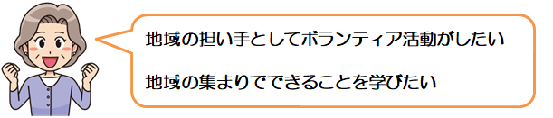 「ボランティアがしたい」の画像