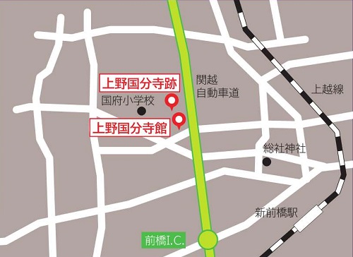上野国分寺跡マップ