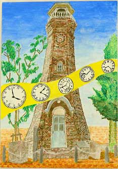 「時を伝える旧時報鐘楼」の画像