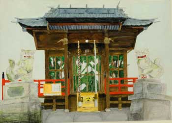 「歴史ある雷電神社」の画像