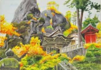 「初秋の双龍門と鉾岩」の画像