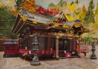 「秋の妙義神社」の画像