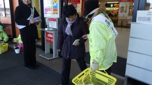 新田ショッピングセンター ニコモールにおける店頭啓発活動の画像1