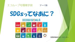 テーマ8  SDGsってなあに？（小4～小6、SDGｓ入門編）の画像