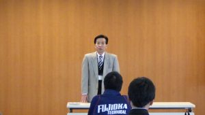 ぐんま環境学校（エコカレッジ）第8回目 桐生市清掃センター所長による挨拶の画像