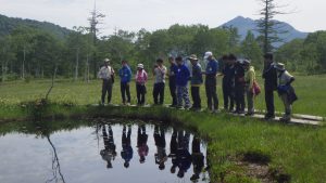 ぐんま環境学校（エコカレッジ） 尾瀬における研修風景の画像