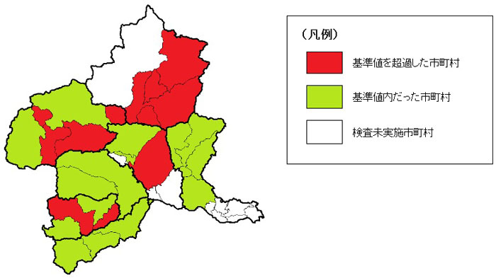 イノシシ検査結果の図画像