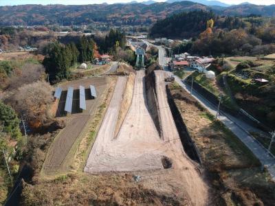 万木沢道路改良（分割1号）写真