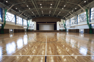 令和4年度 県立高崎高等学校第一体育館長寿命化改修工事写真