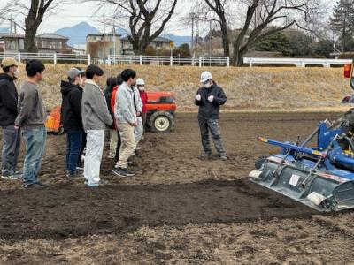 ロータリー掛けの研修の画像