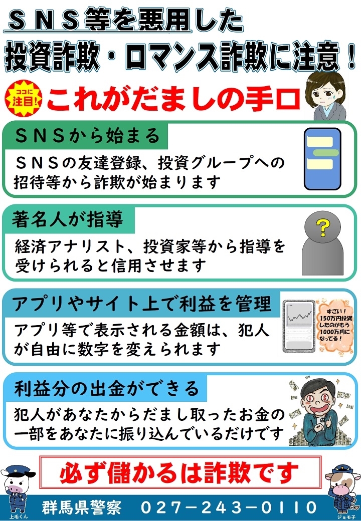 SNS型投資・ロマンス