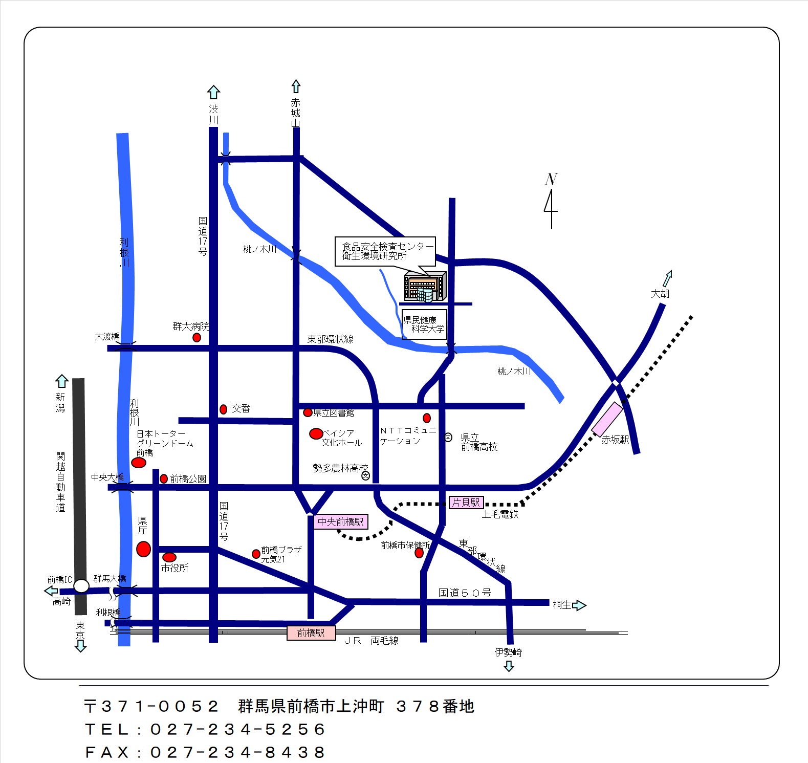 交通案内図の画像