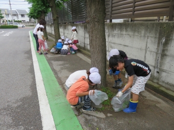 【道路除草（小学校）】写真