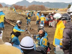 関東管区広域緊急援助隊合同訓練視察