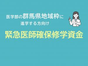 群馬県緊急医師確保修学資金制度の画像