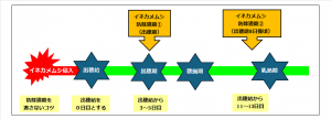 イネカメムシの防除適期の図画像
