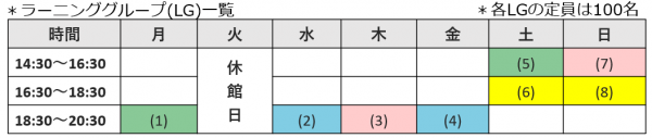 TUMO Gunmaスケジュールの