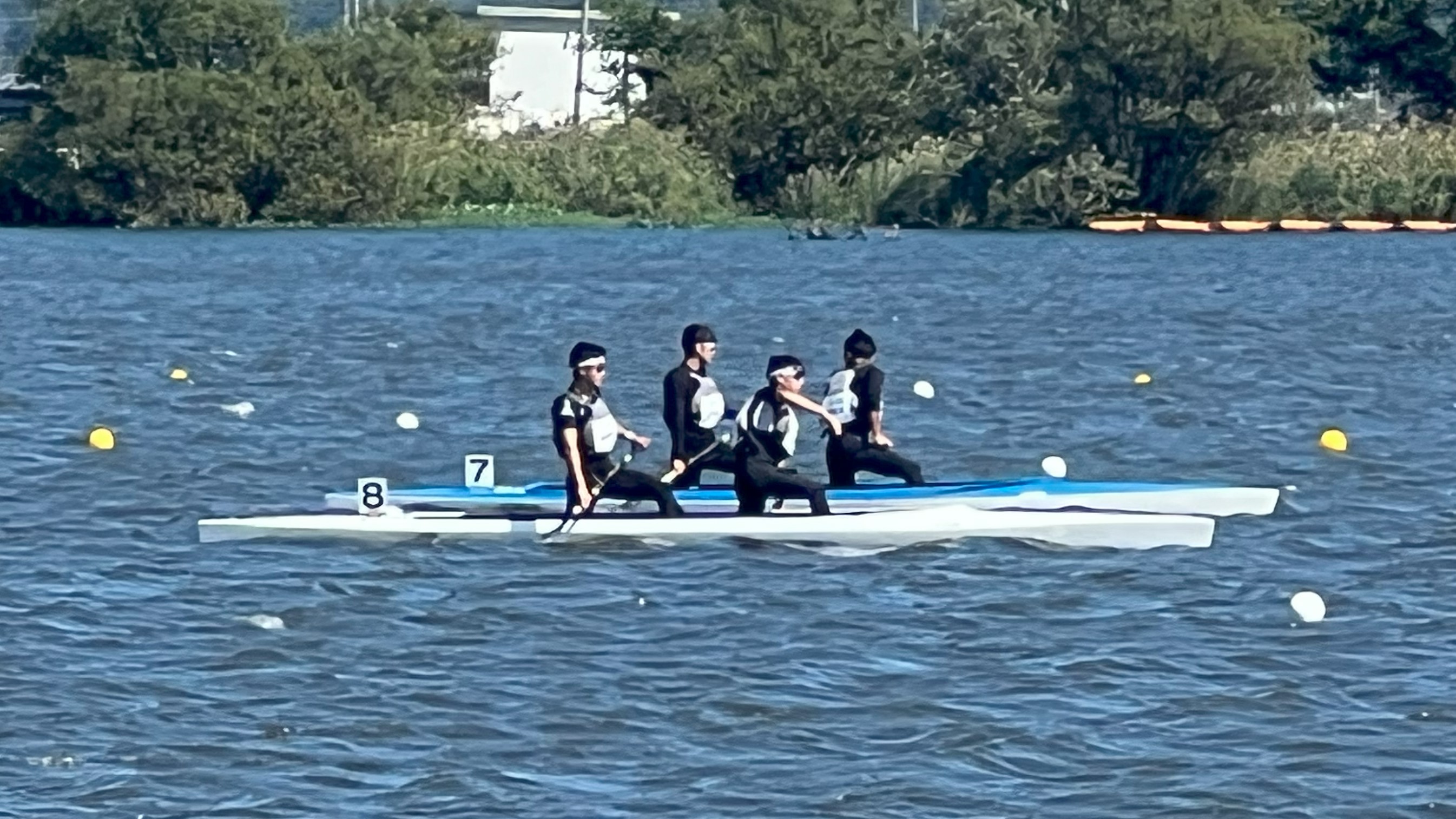 カヌー競技時の写真