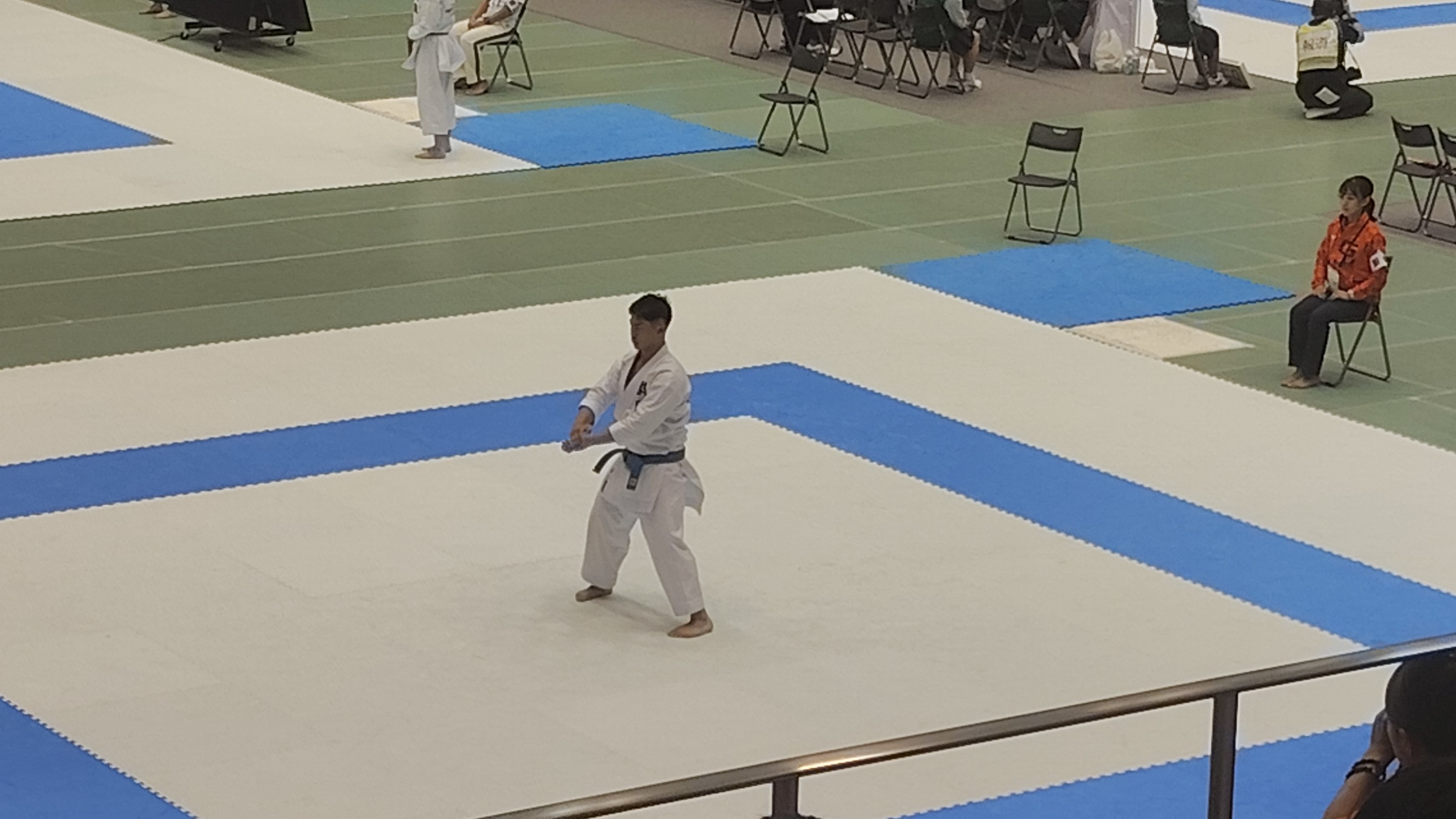 空手龍見選手の写真