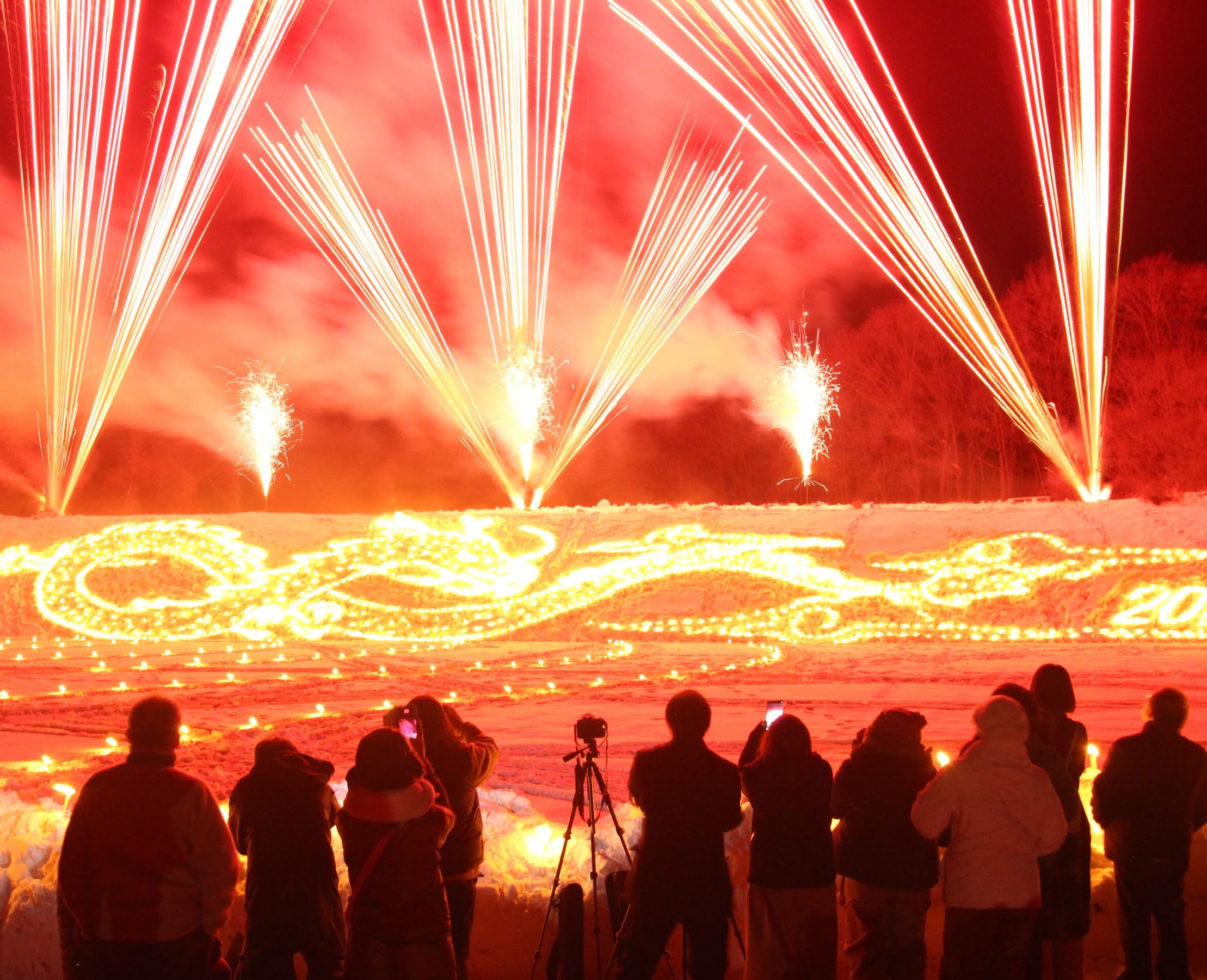 第57回（令和6年度）長野原町長賞　炎の祭り（長野原町・炎の祭り）の写真