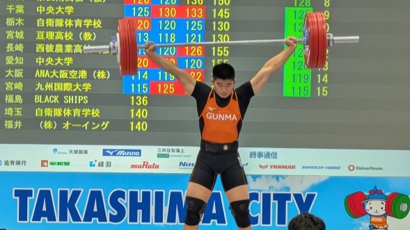 篠崎選手の競技時の写真