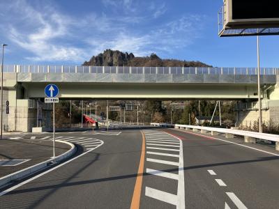 厚田IC橋完成写真