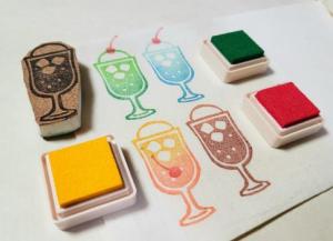 消しゴムはんこ体験イメージ画像