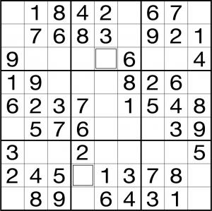 ぐんま広報12月号数独クイズの画像