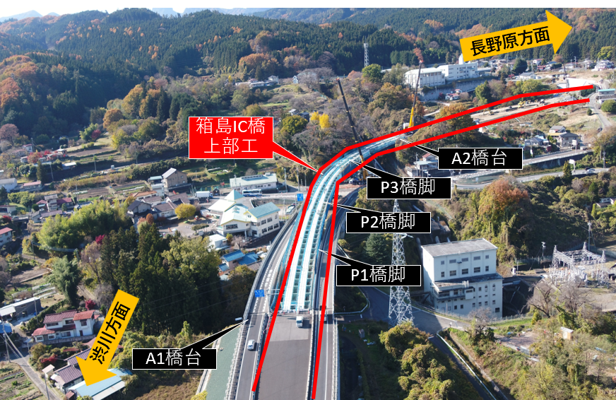 箱島地区の進捗状況写真