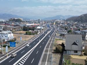 県土整備部長（分割6号 舗装工事）野村建設工業写真