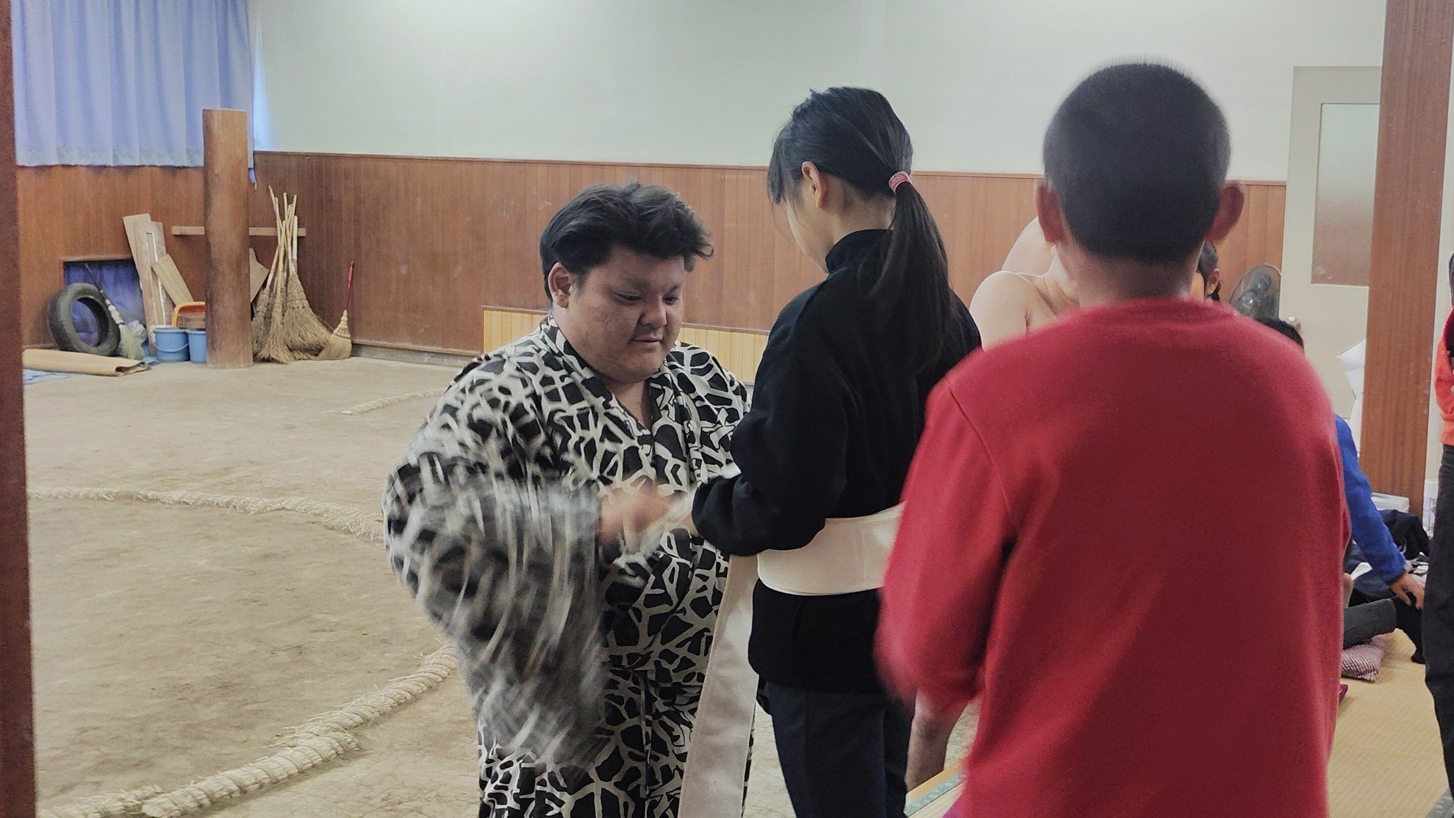 相撲ブースの写真