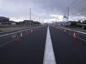 7 社会資本総合整備 分割3号 舗装工事 主要地方道桐生伊勢崎線（北村土木）写真