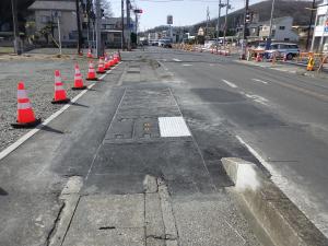 10 社会資本整備総合交付金 電線共同溝工事 桐生(都)3.4.10赤岩線（坂本建設）写真