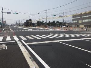 23 社会資本総合整備 分割8号 区画線工事 主要地方道桐生伊勢崎線（富士技工）写真