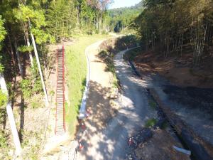 26 社会資本総合整備 管理用道路設置工事 渡良瀬川支川深山沢（吉田組）写真