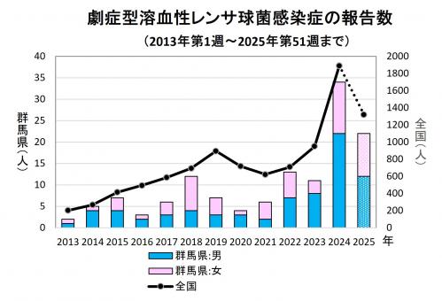 劇症型溶血性レンサ球菌感染グラフ　経年画像