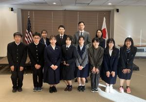 在シカゴ日本国総領事館訪問の様子写真2