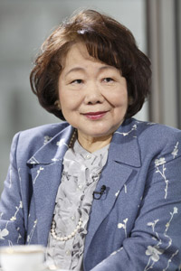 第3回の講師　樋口恵子さんの写真
